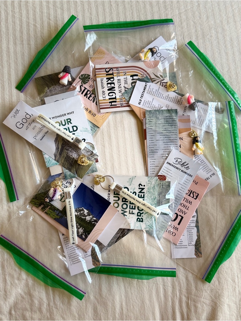 Christian Gift Goody Bags, EnamelPins, Stickers, Keychains Etc - Picture 3 of 15